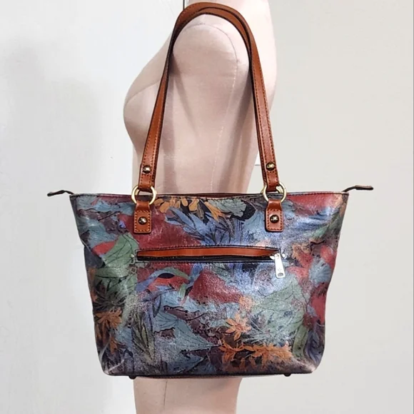 Patricia Nash Leather Shoulder Bag - Picture 1 of 14